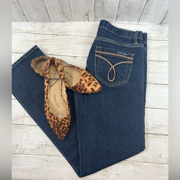 Calvin Klein Jeans women's size 27/4 skinny straight denim dark wash Casual VTG - Picture 1 of 13